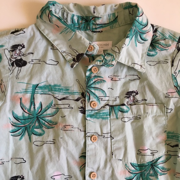 Grayson mini boy's hawaiian shirt. Size 3T. - Picture 3 of 6